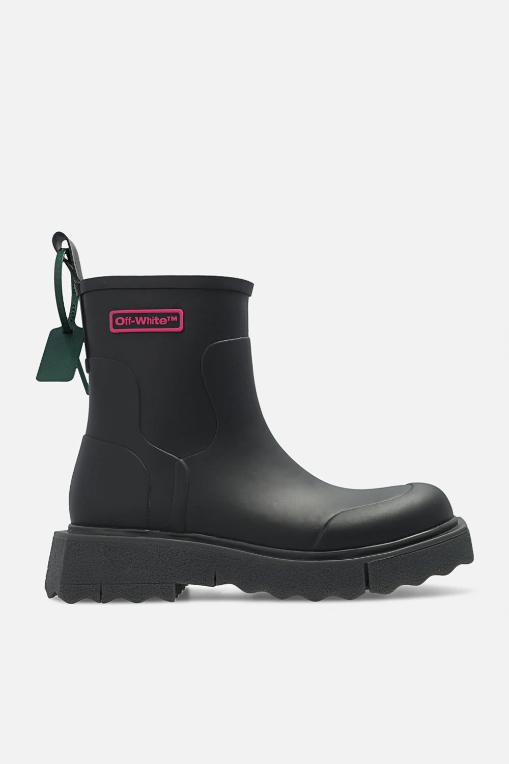 BLACK ‘Sponge’ rain boots with logo