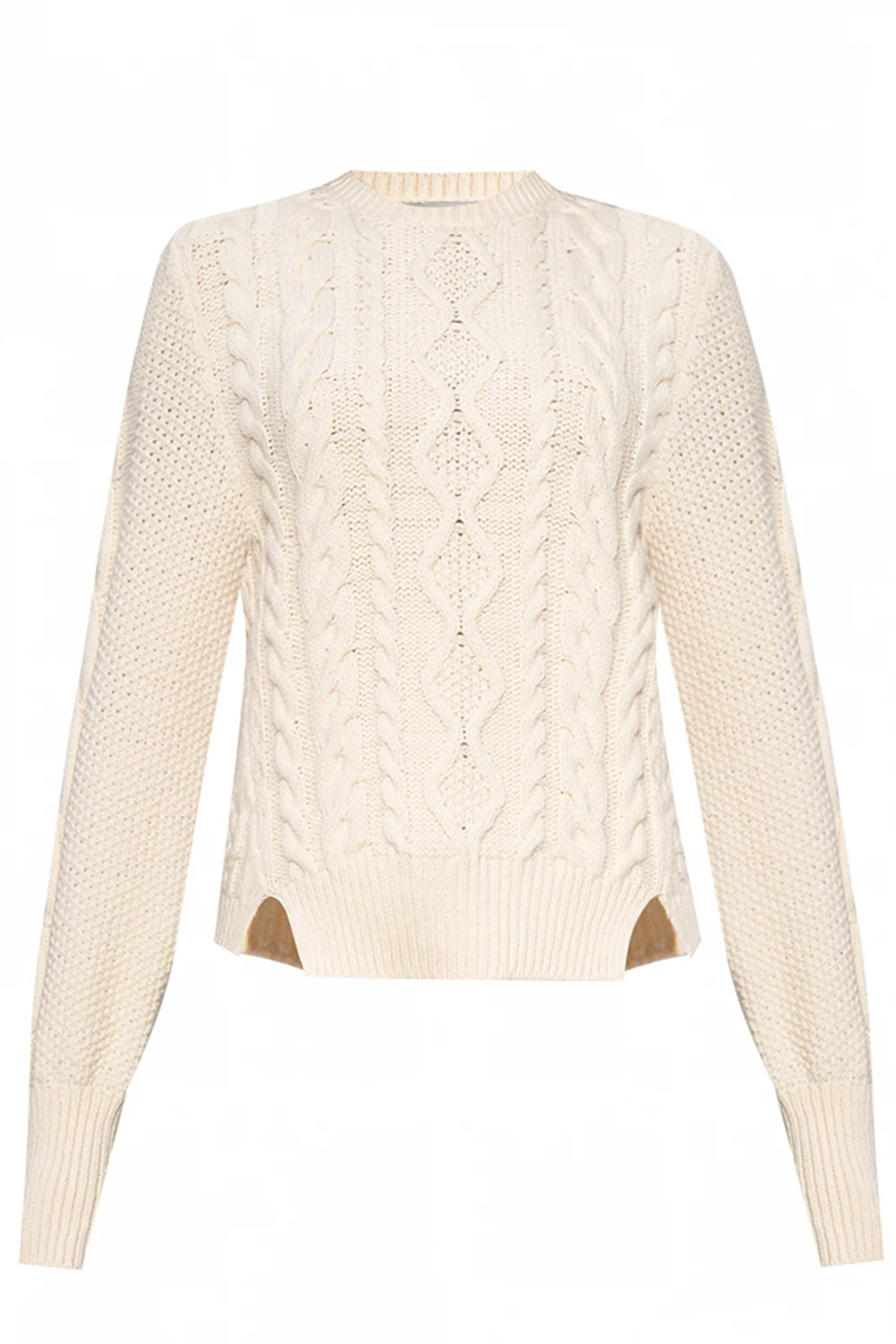 cream Cable-knit sweater