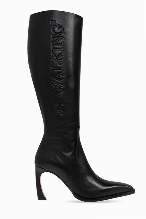 BLACK Heeled boots ‘For Walking Loop’