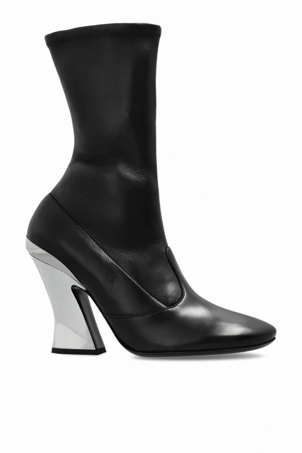 SCHWARZ Stiefeletten mit Absatz