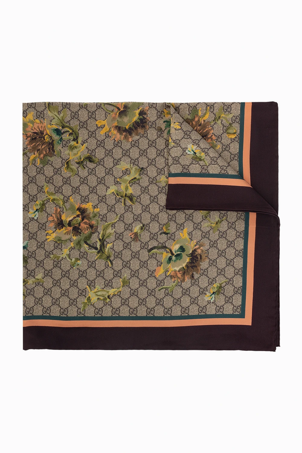 beige Silk shawl
