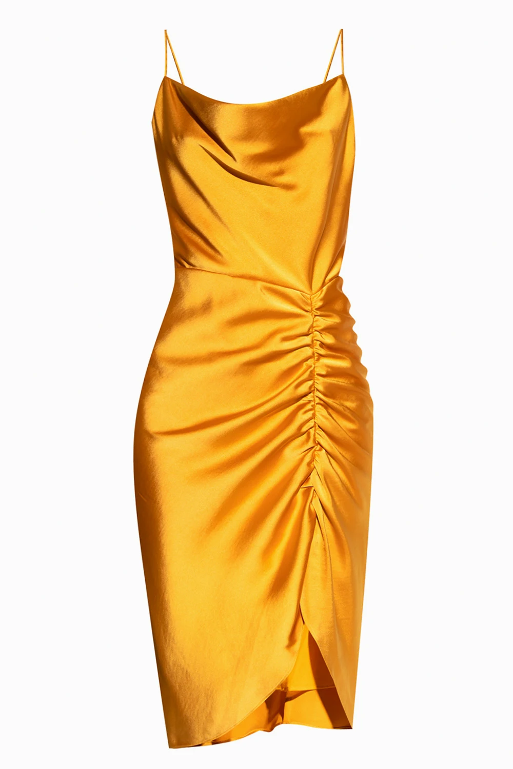 ORANGE Gathered dress
