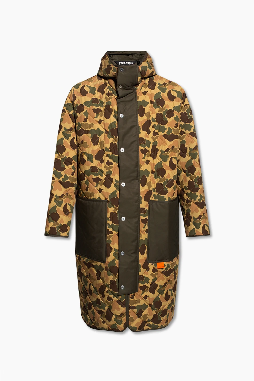 GREEN Quilted coat