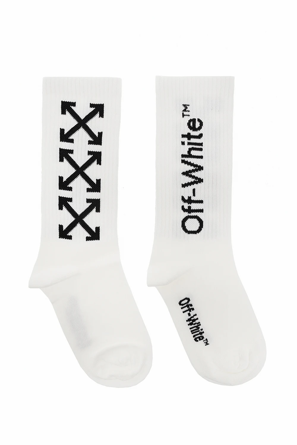WHITE Socks with logo