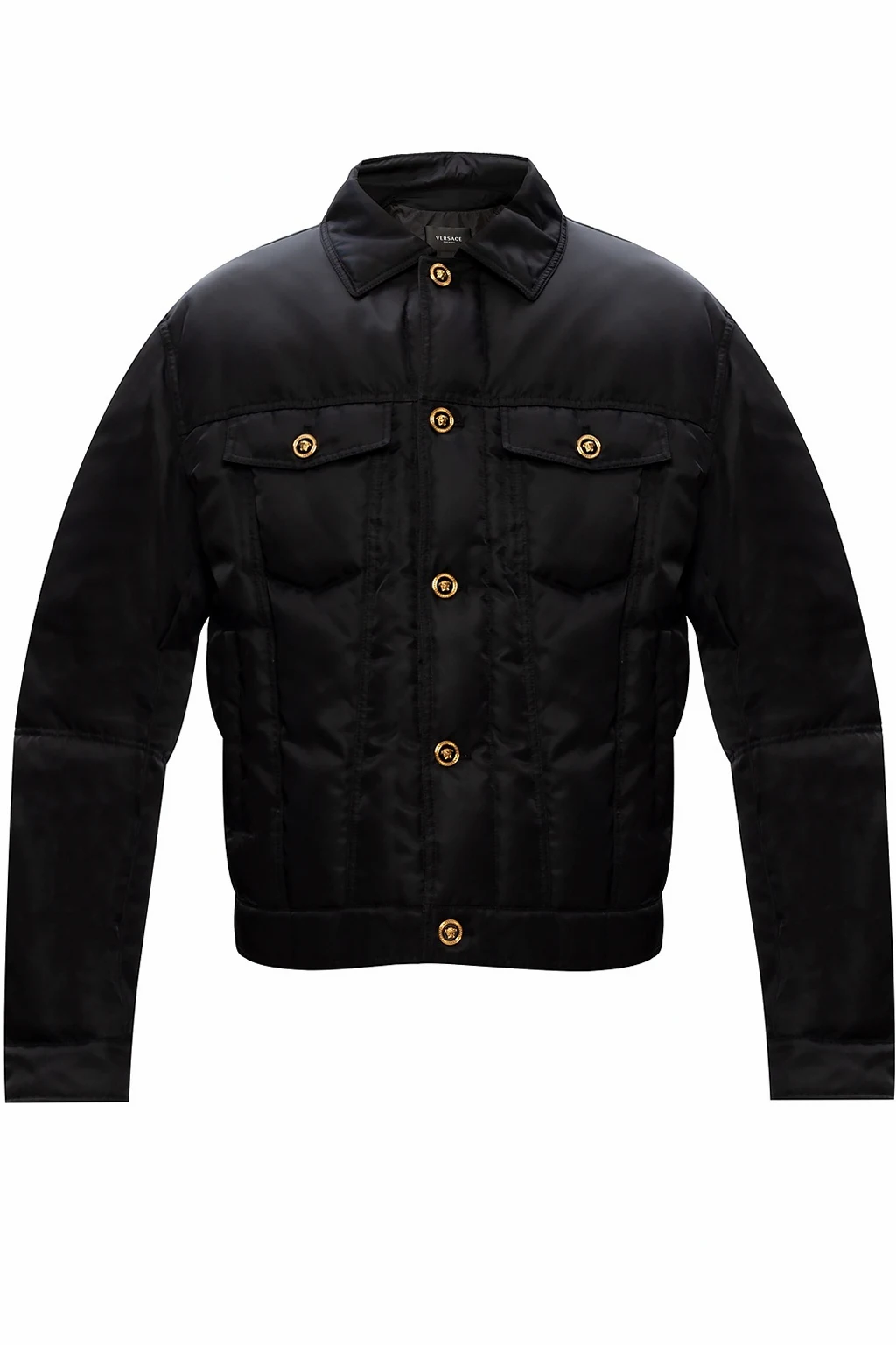 BLACK Jacket with decorative buttons