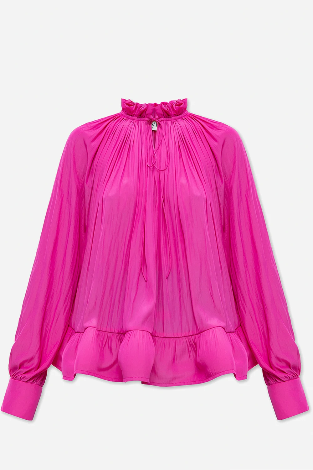 Plisowany top