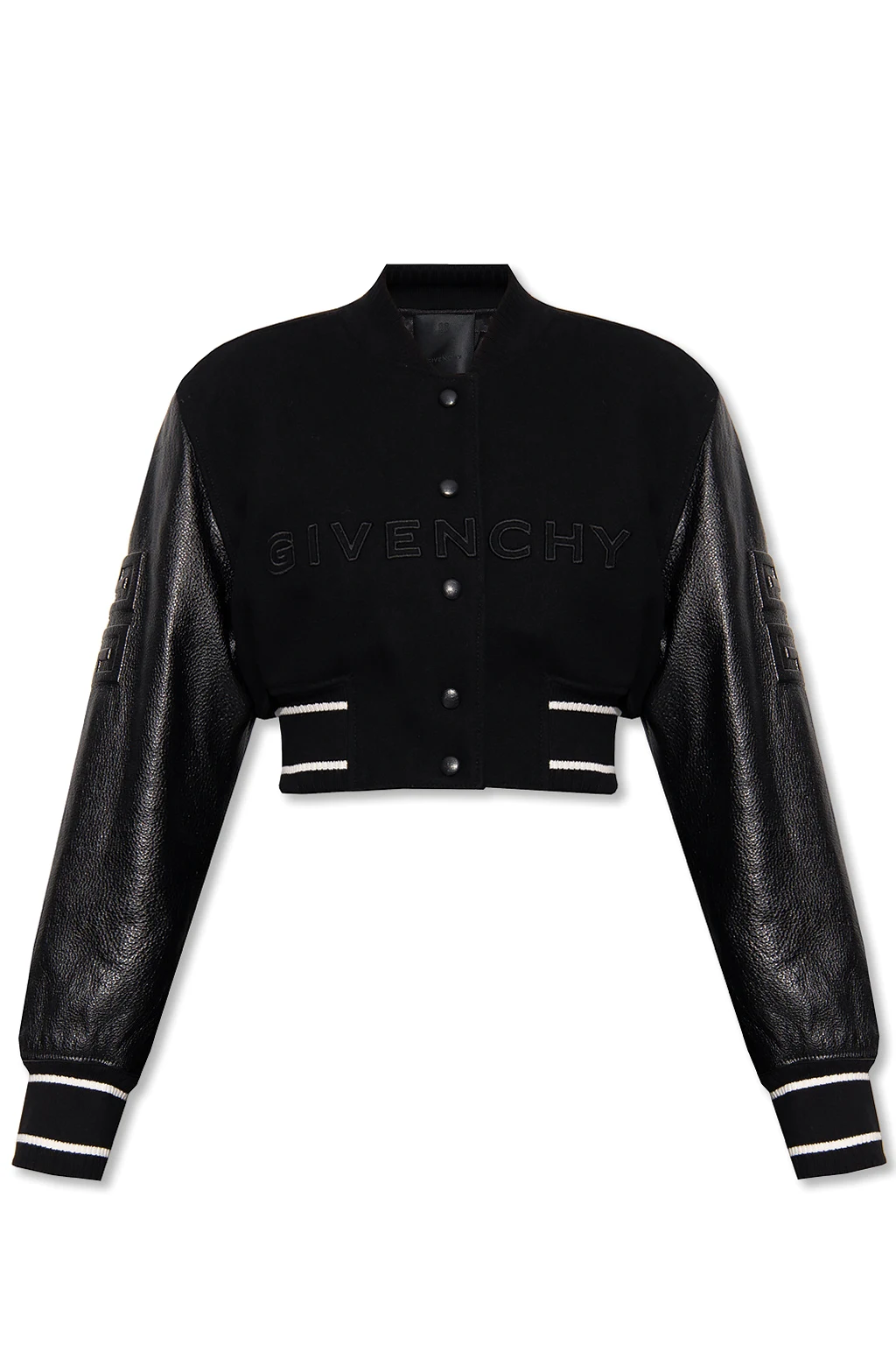 Cropped bomber jacket
