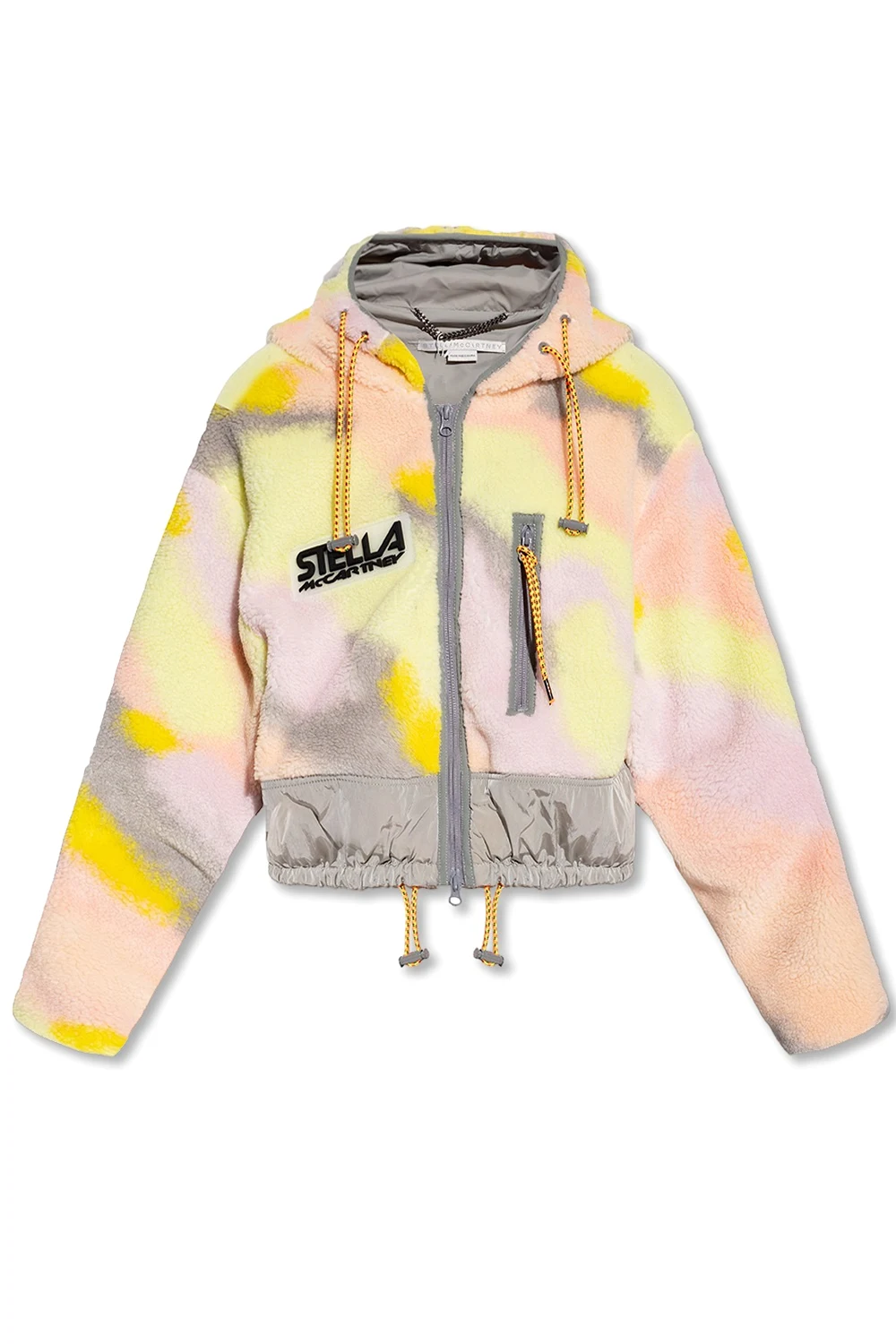 MULTICOLOUR Hooded fleece jacket