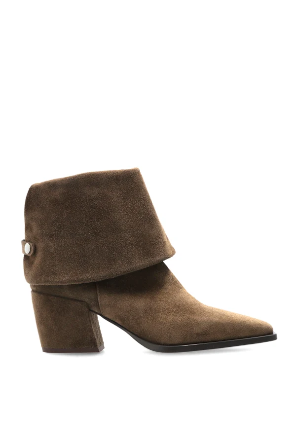 BRAUN Wildleder Stiefeletten mit Absatz "Abigail"