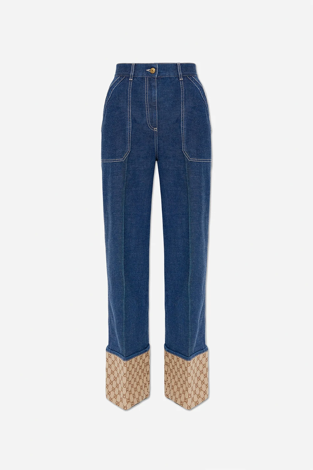 Jeansy z monogramem