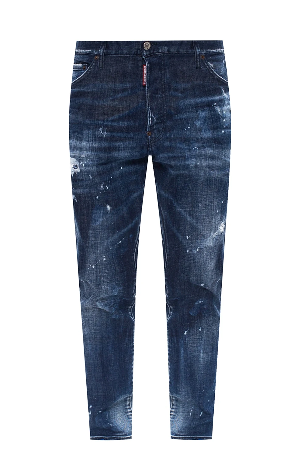 Jeansy z surowym wykończeniem 'Relax Crotch Jean'