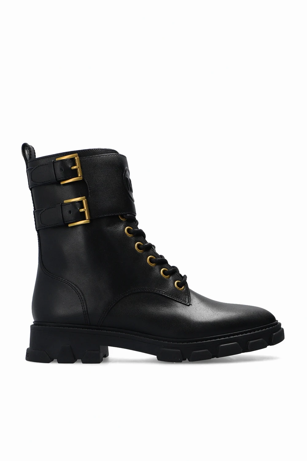 BLACK ‘Ridley’ combat boots