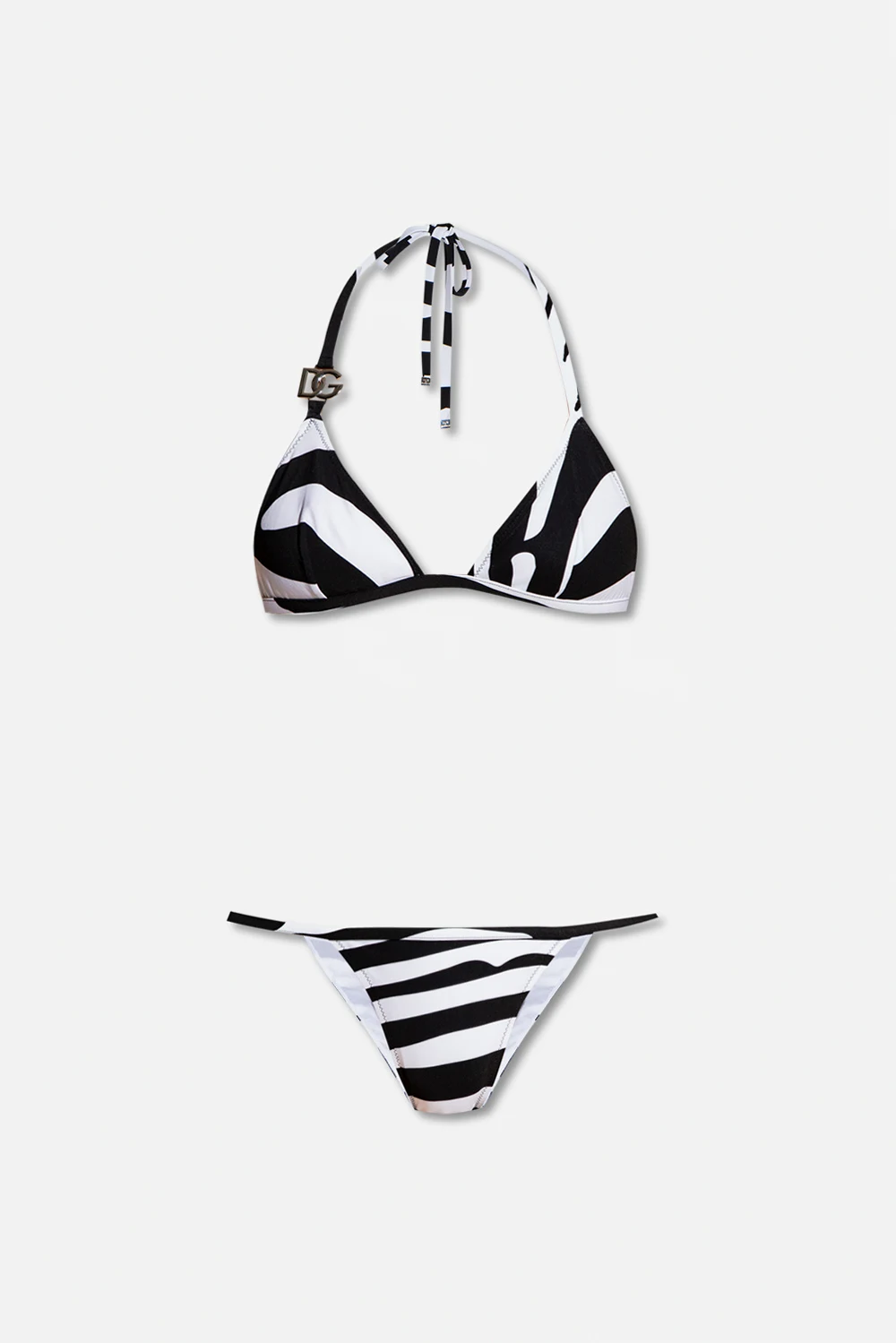 BLACK Patterned bikini