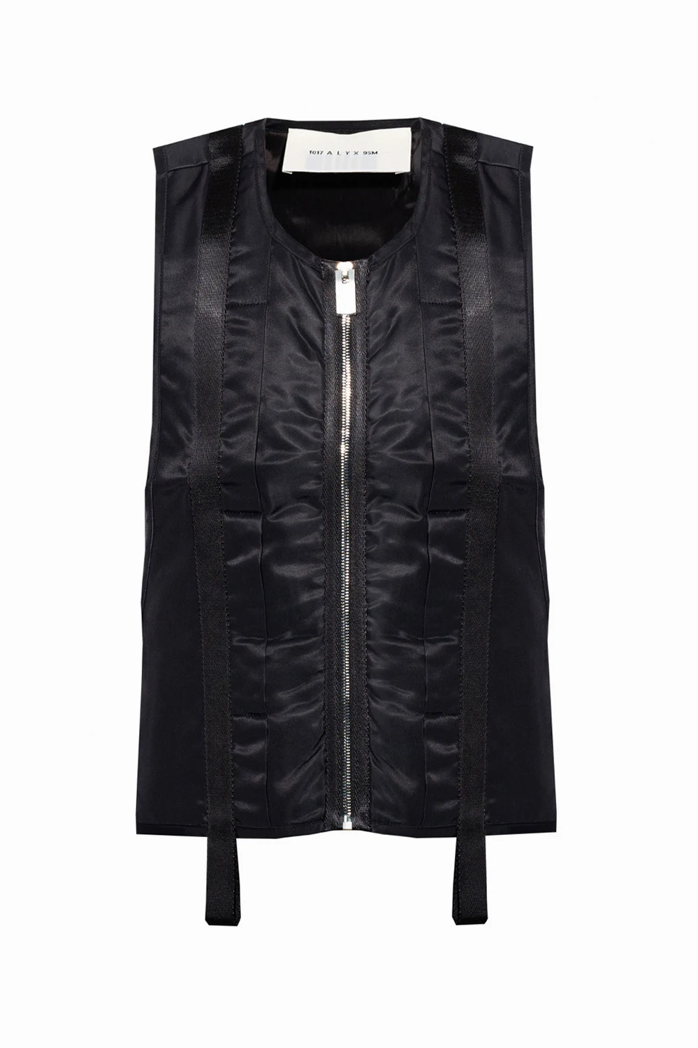BLACK Zip-up vest