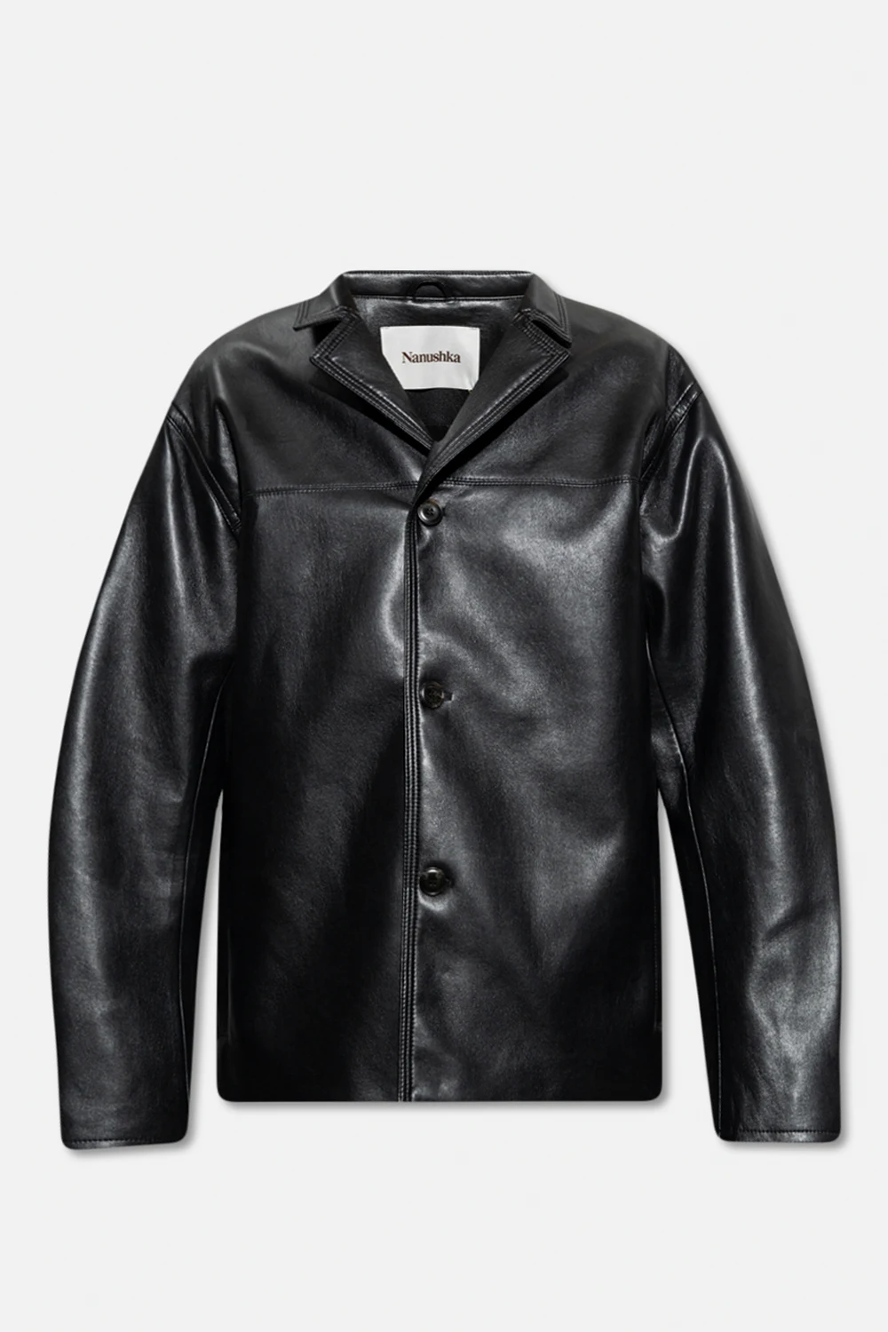 BLACK ‘Arto’ jacket in regenerated leather