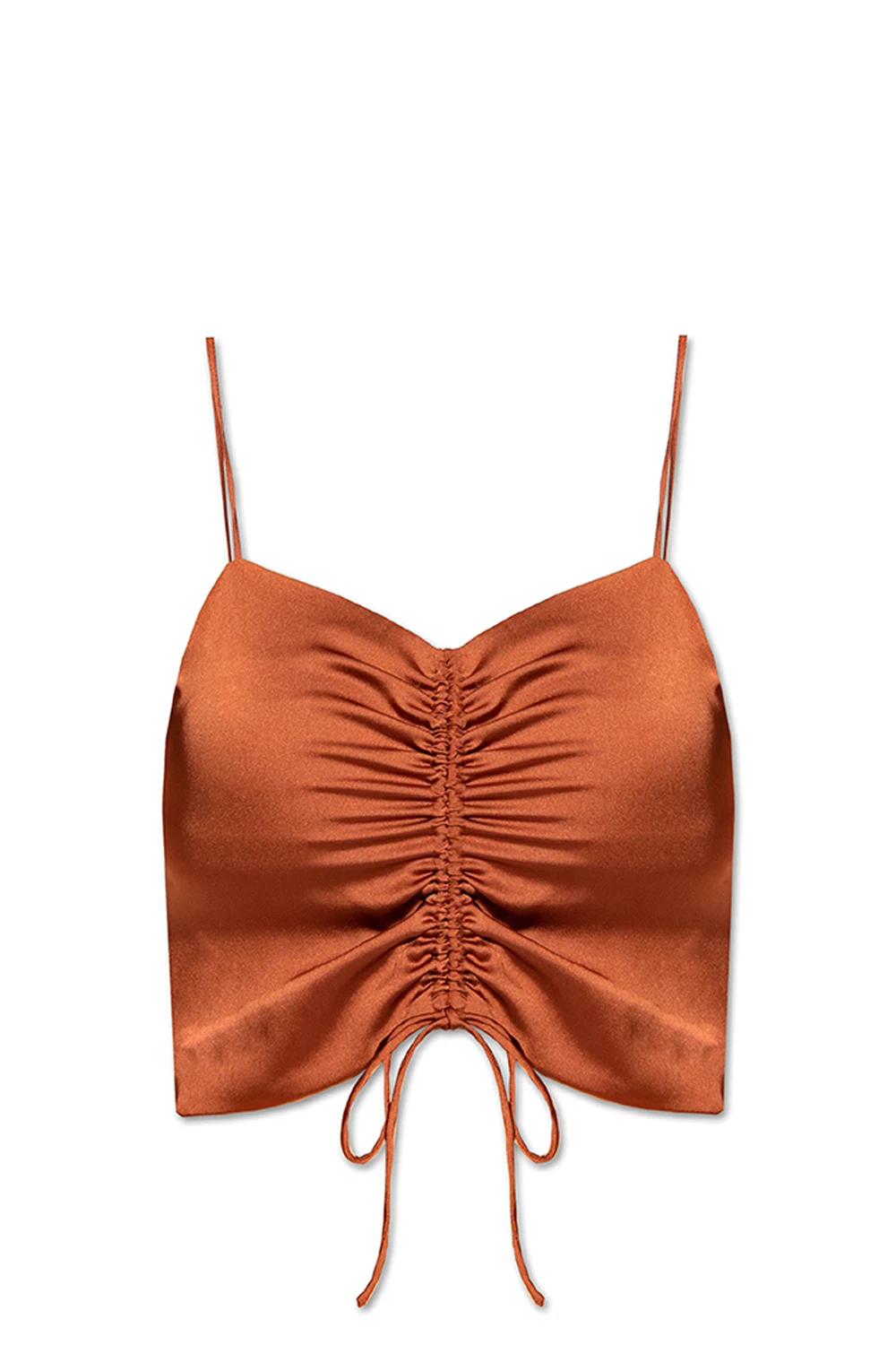BROWN ‘Alexia’ cropped top