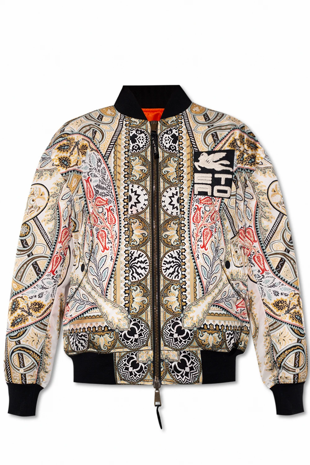 Reversible bomber jacket