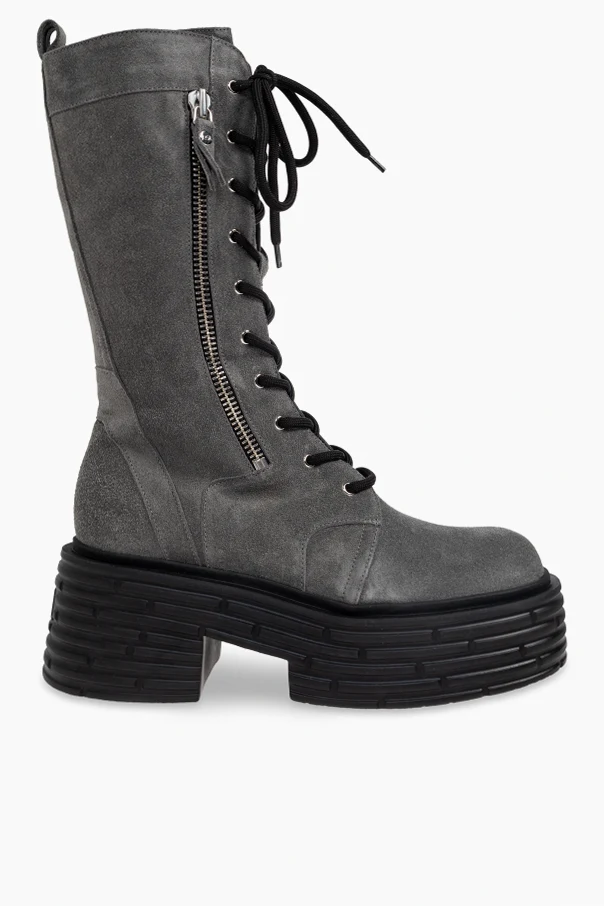 GRAU Zamschschuhe „Lignes“ mit Plateausohle