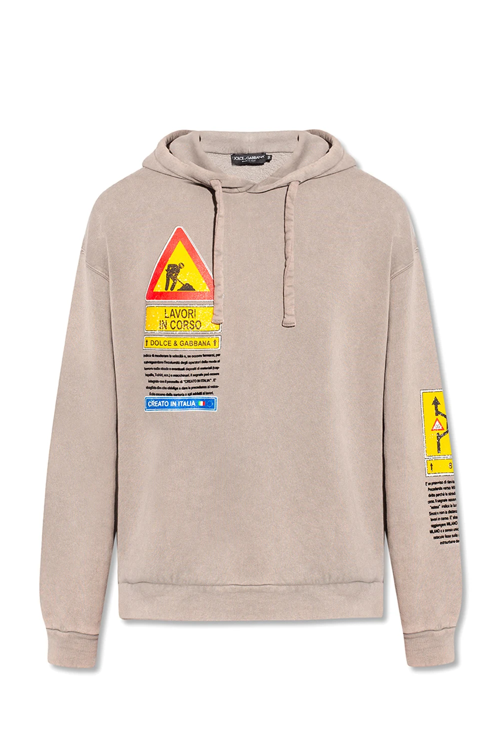 GREY Printed hoodie