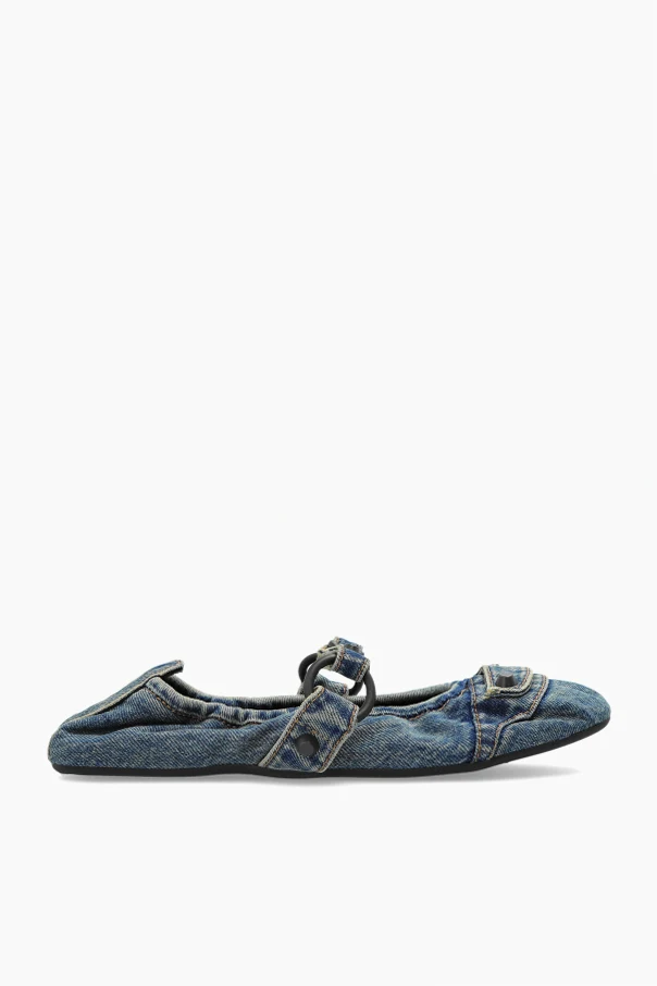 NIEBIESKI Jeansowe baleriny `City`