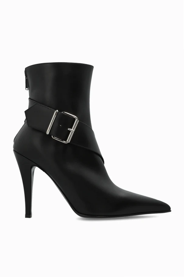 BLACK ‘Heron’ heeled ankle boots