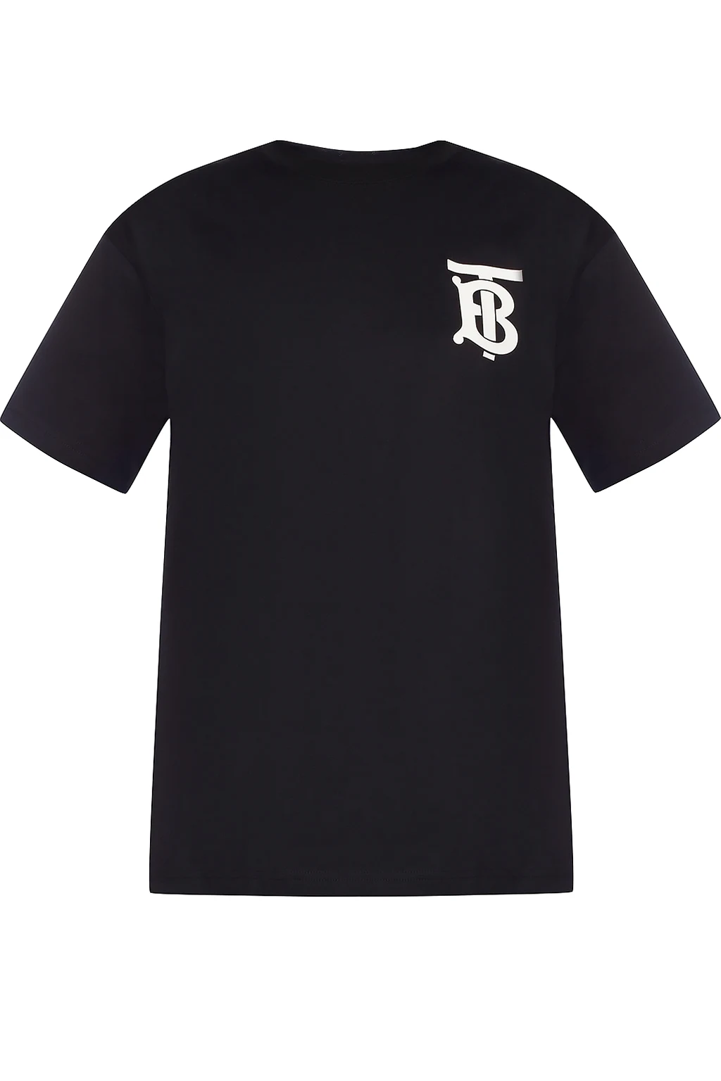 BLACK T-shirt with logo
