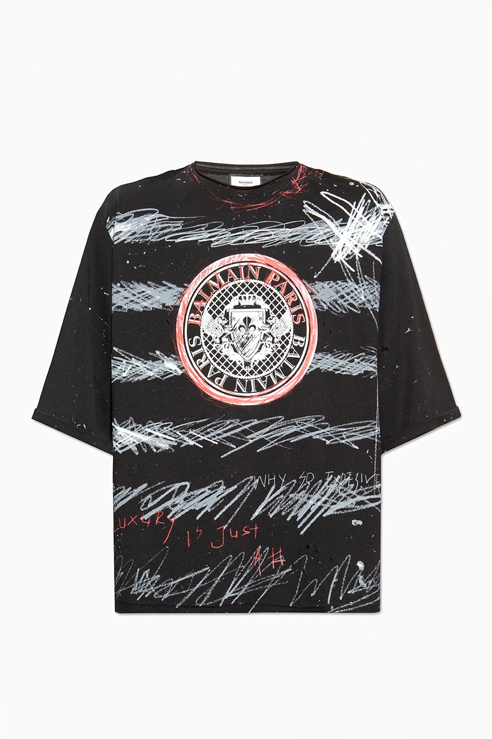 BLACK Printed T-shirt