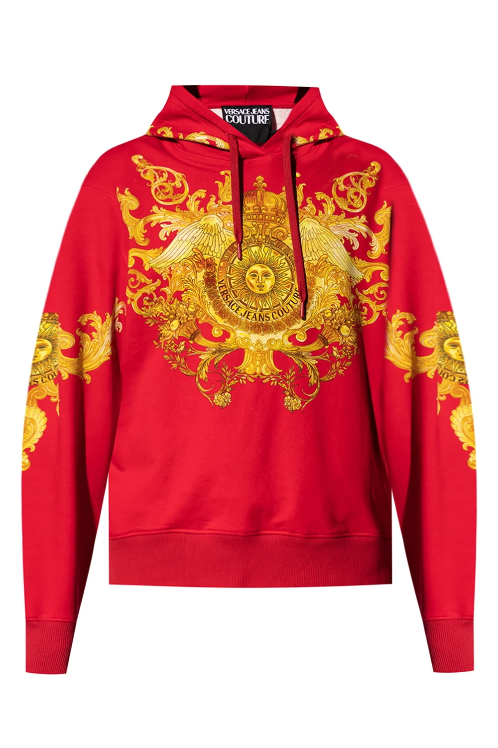RED Baroque print hoodie