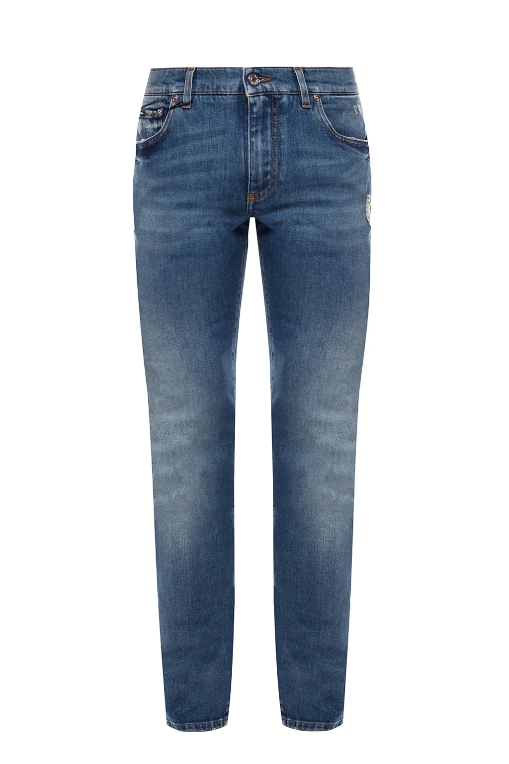 NAVY BLUE Stonewashed jeans
