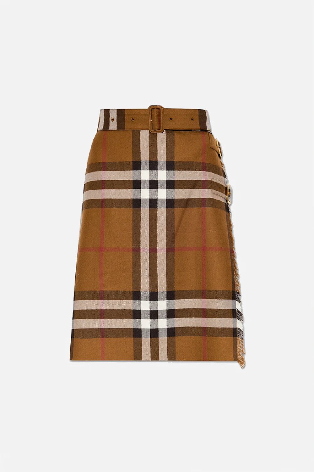Checked skirt