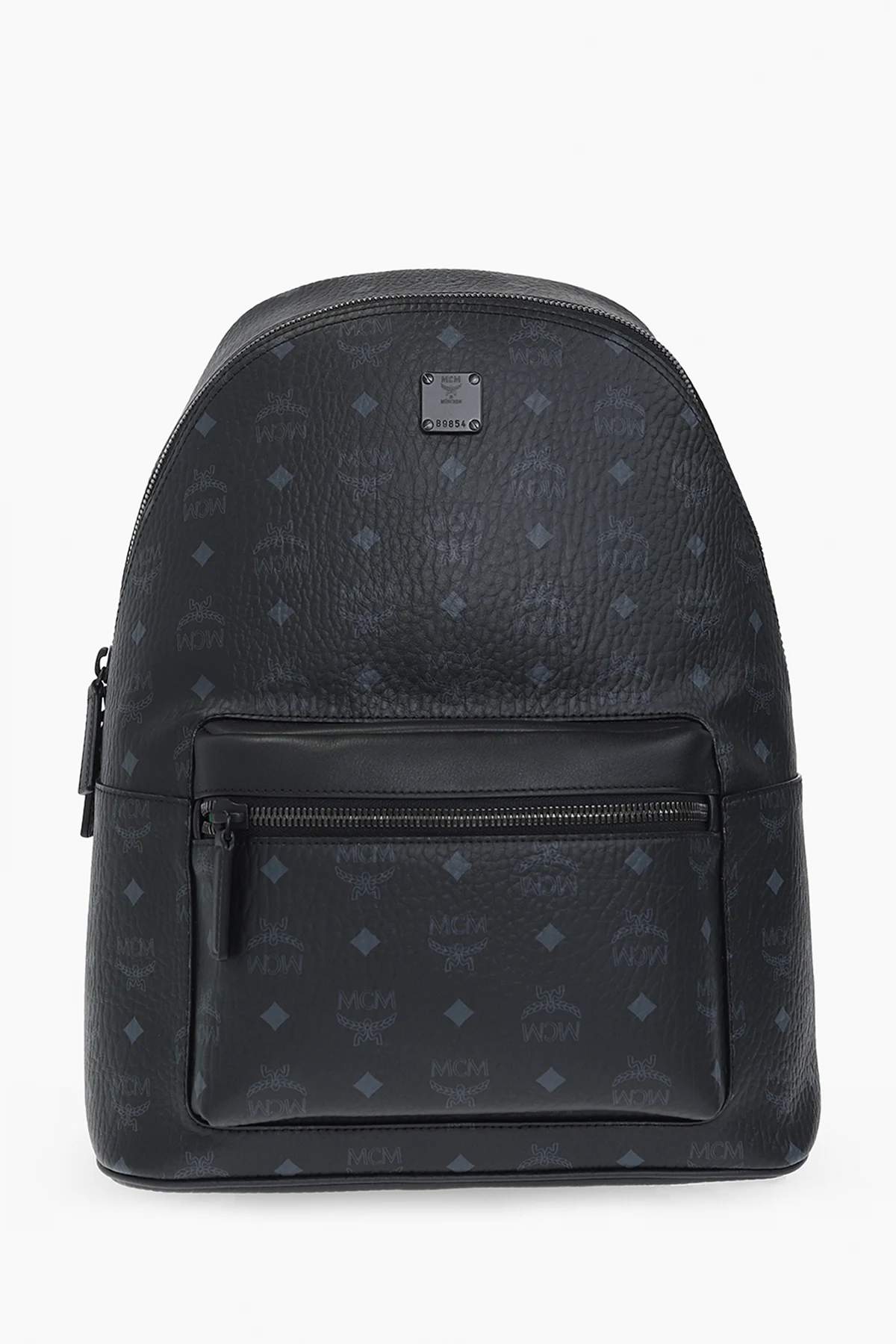 BLACK Backpack with logo