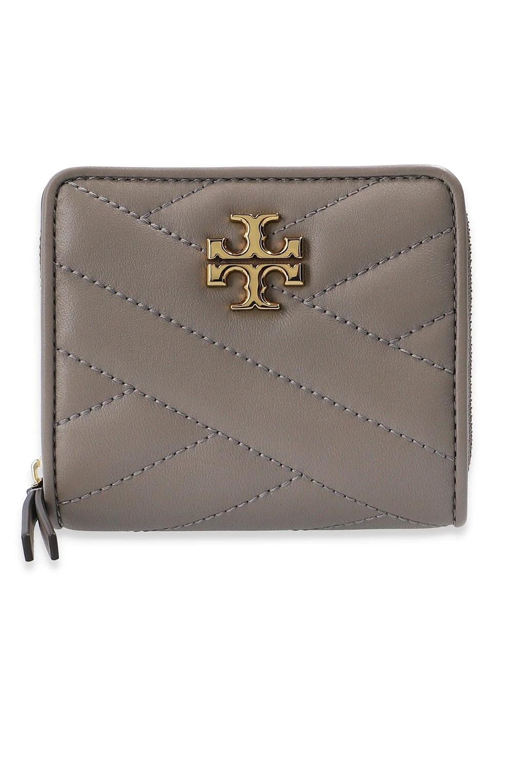 GREY ‘Kira’ quilted wallet