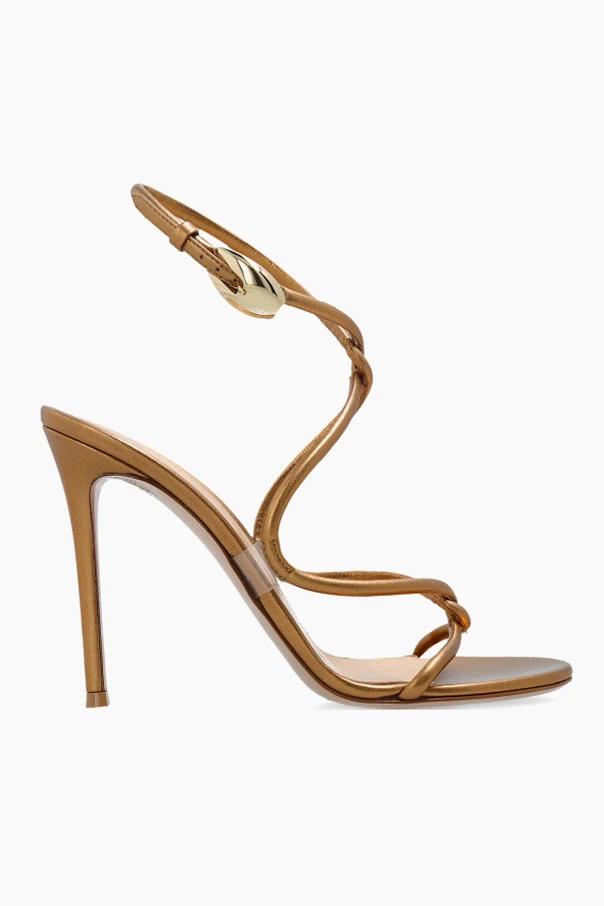 ZŁOTY Sandały na obcasie `Black Mamba`