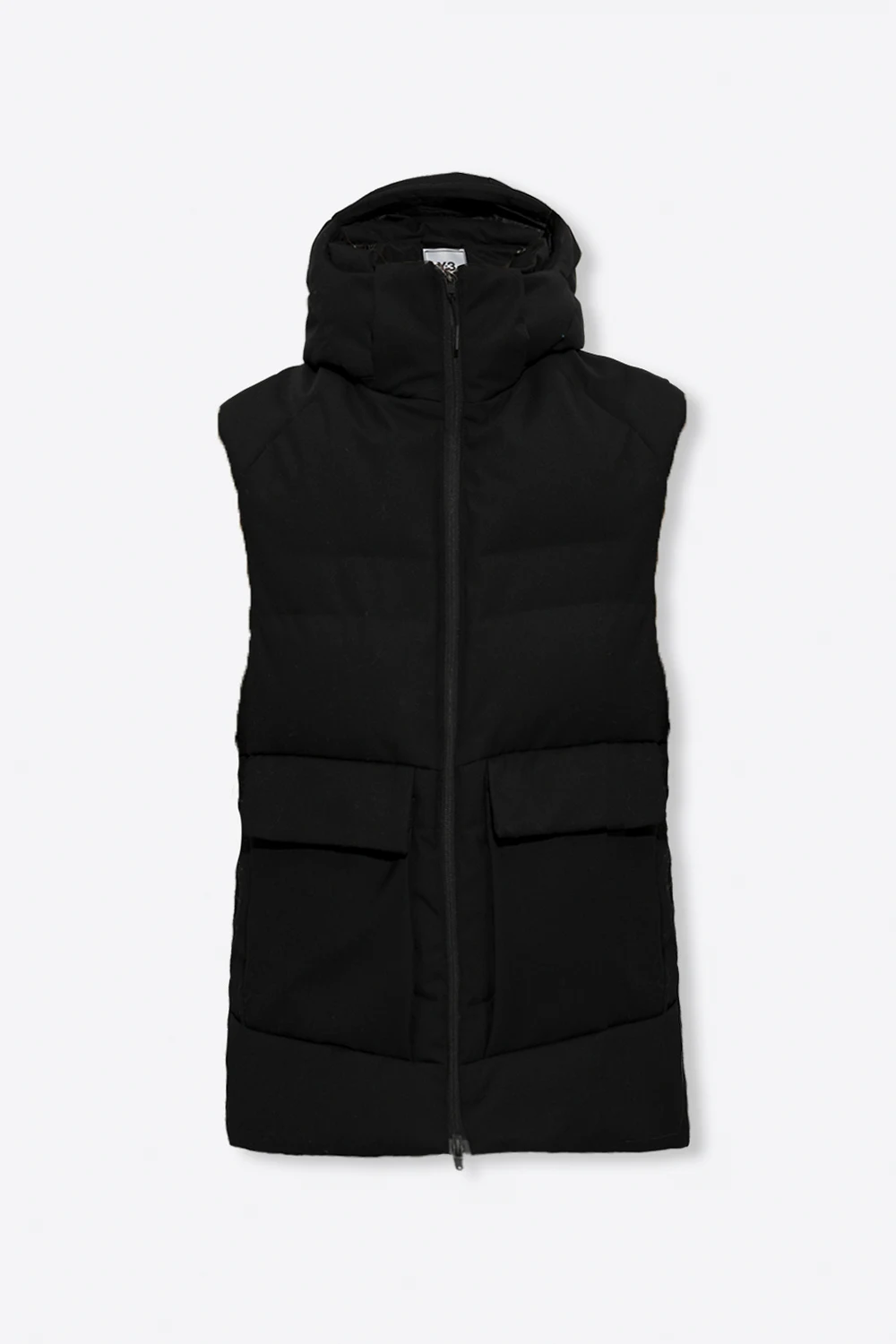 BLACK Hooded vest