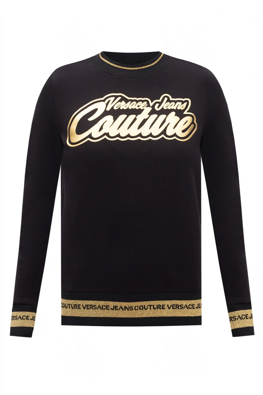 BLACK Sweatshirt with logo