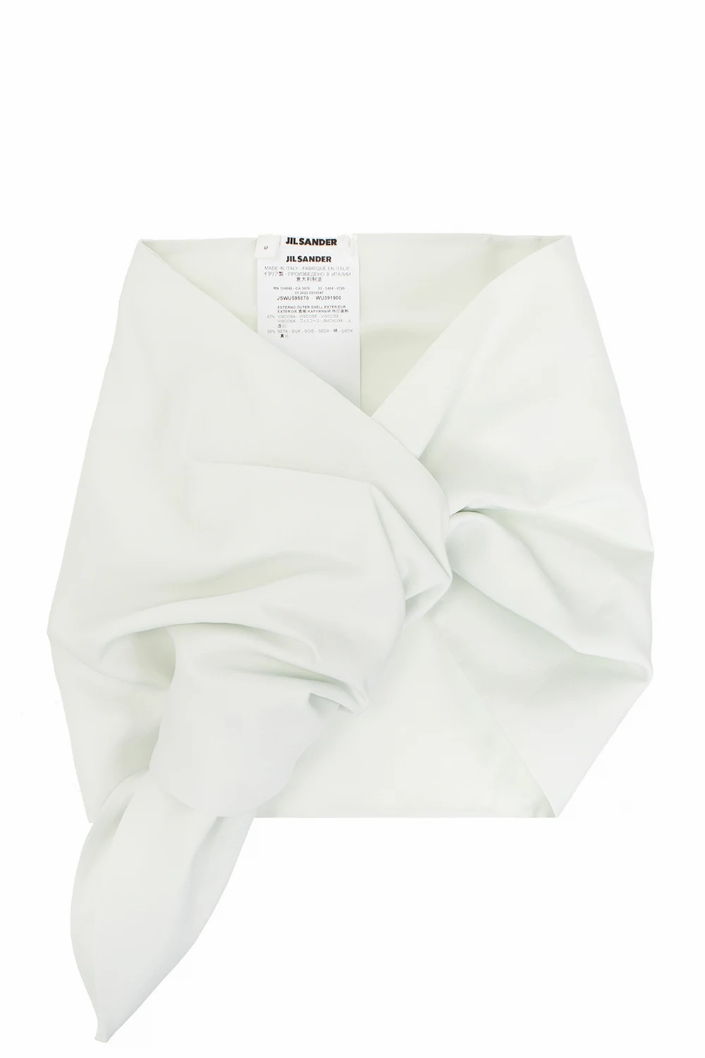 Scarf with knot