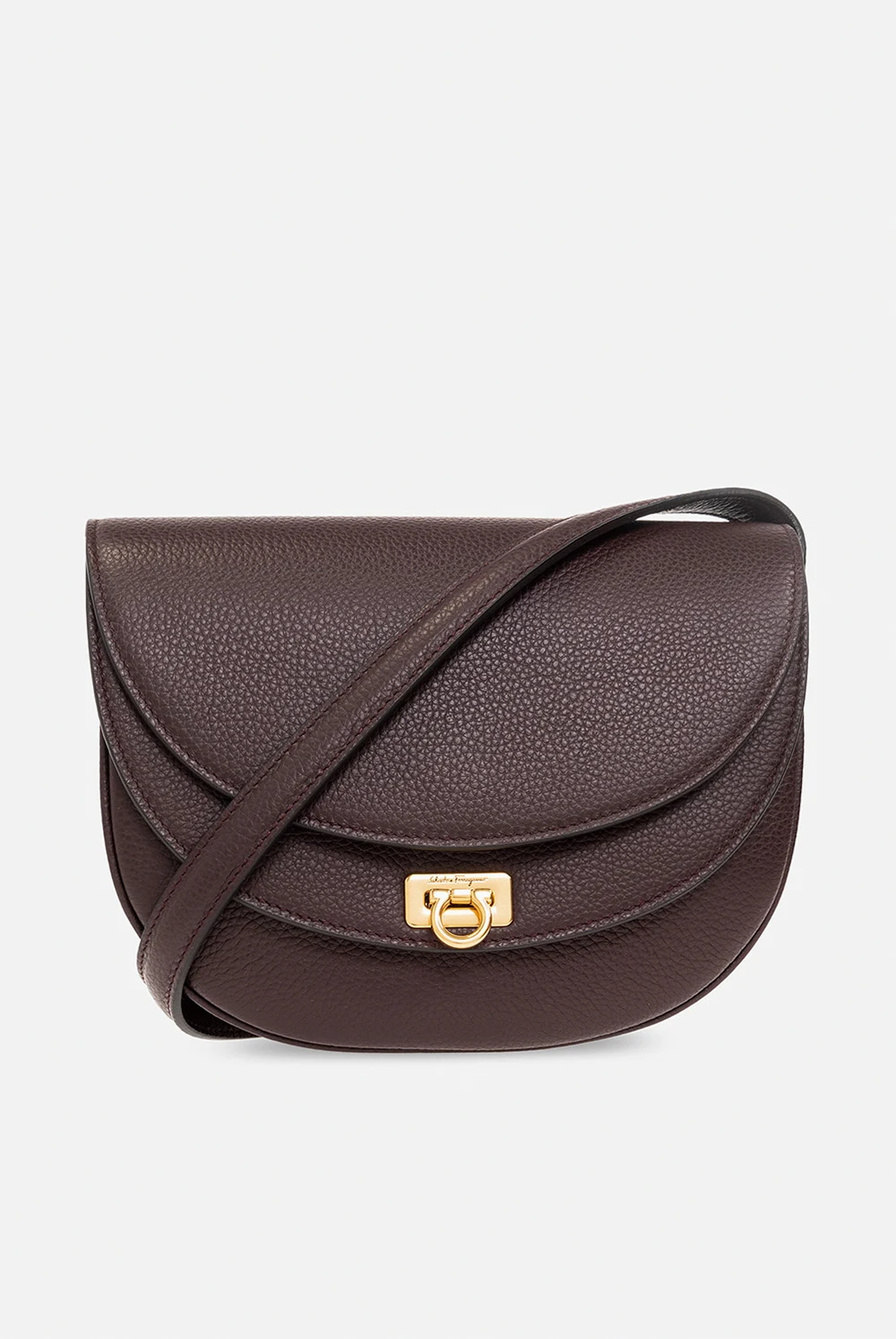 Leather shoulder bag