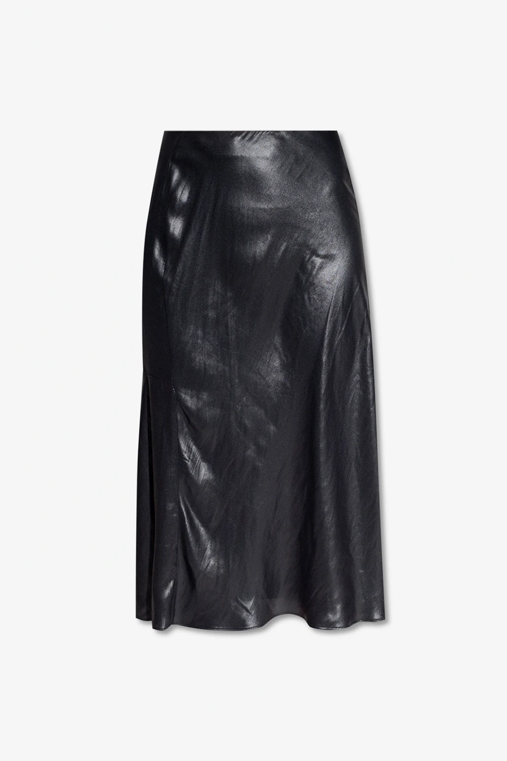 BLACK Glossy skirt