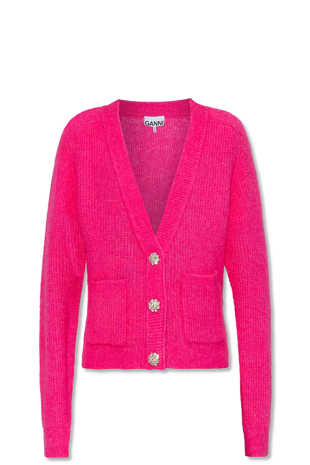 V-neck cardigan