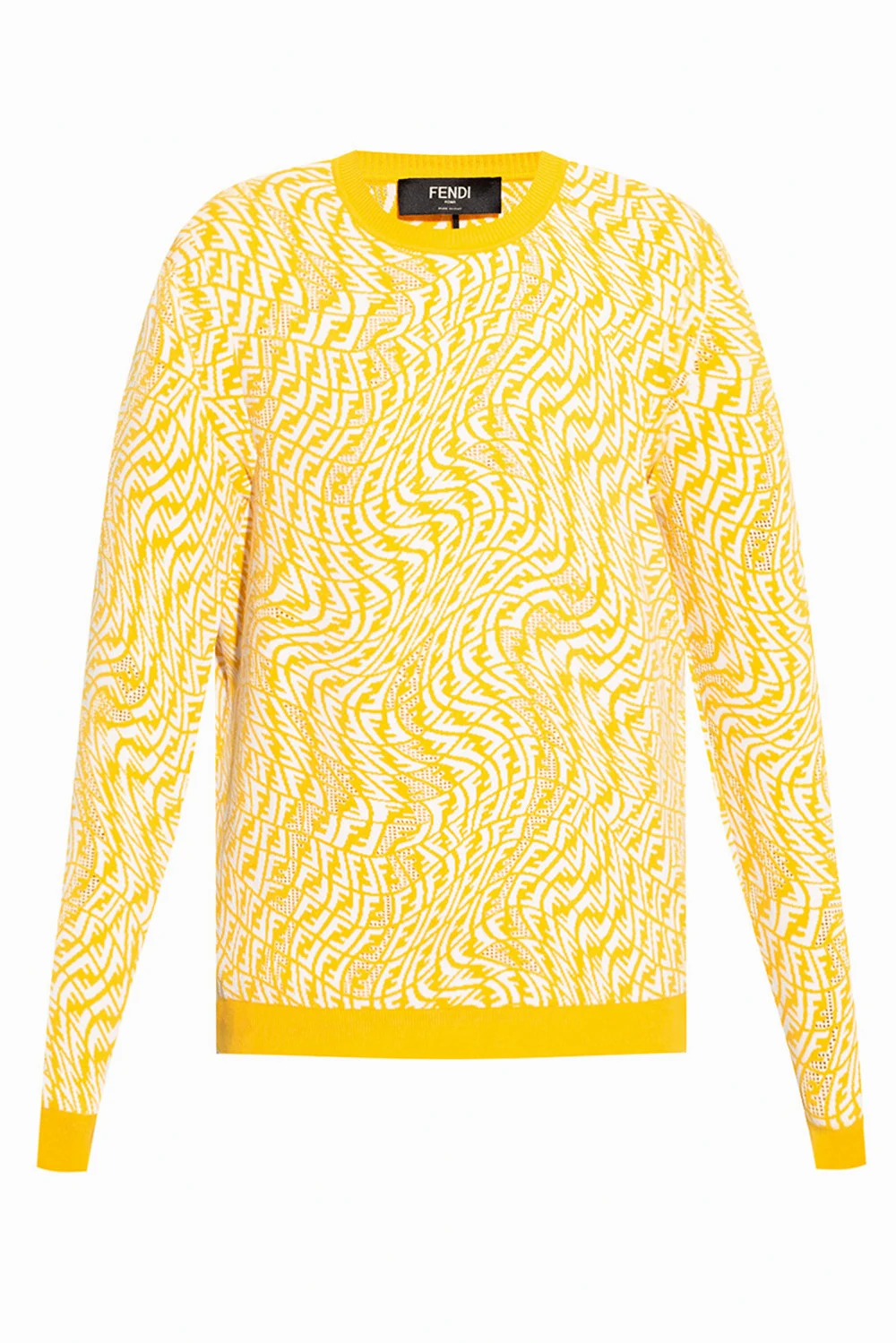 YELLOW  Sweater with logo
