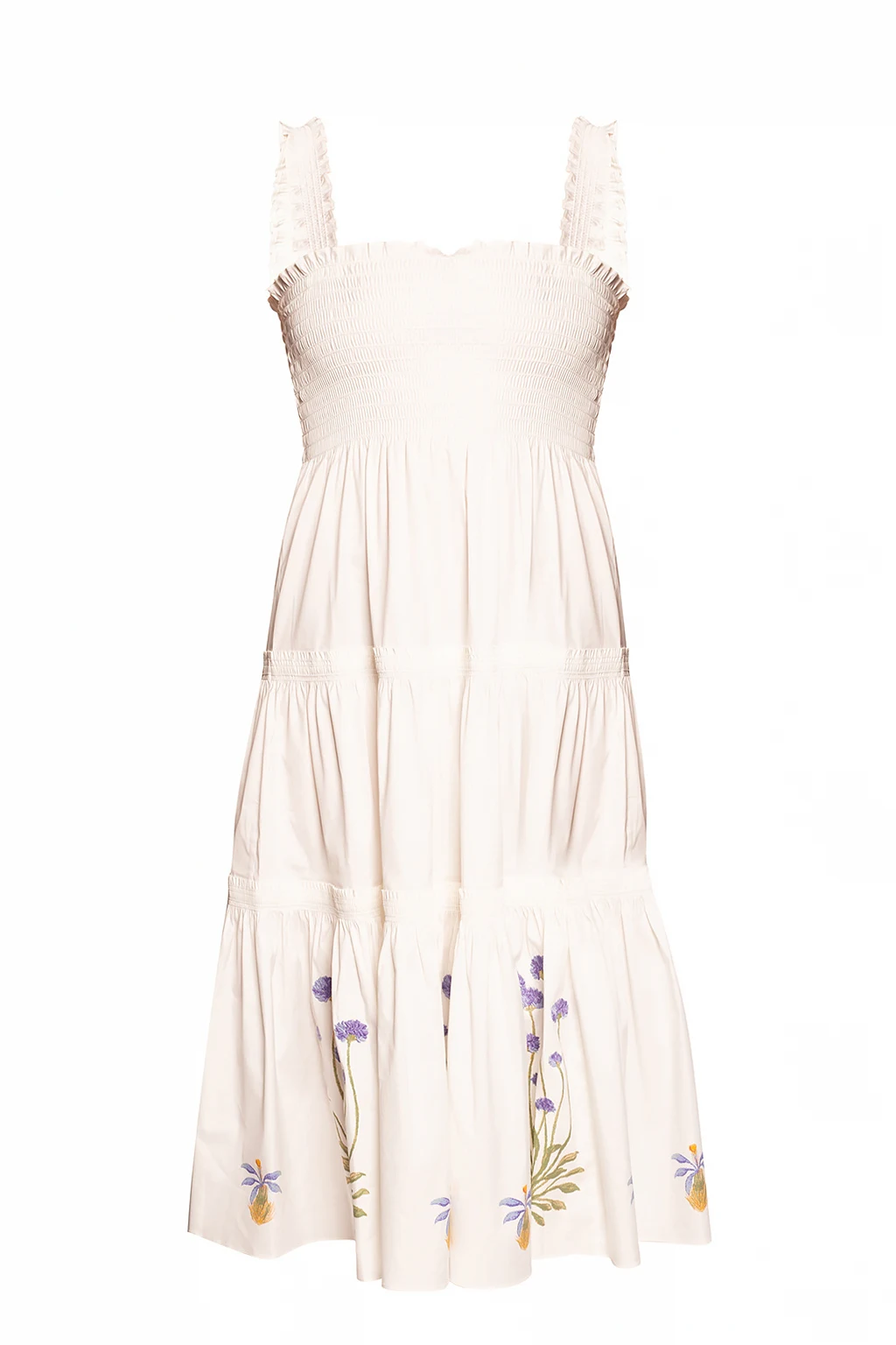 WHITE Sleeveless dress
