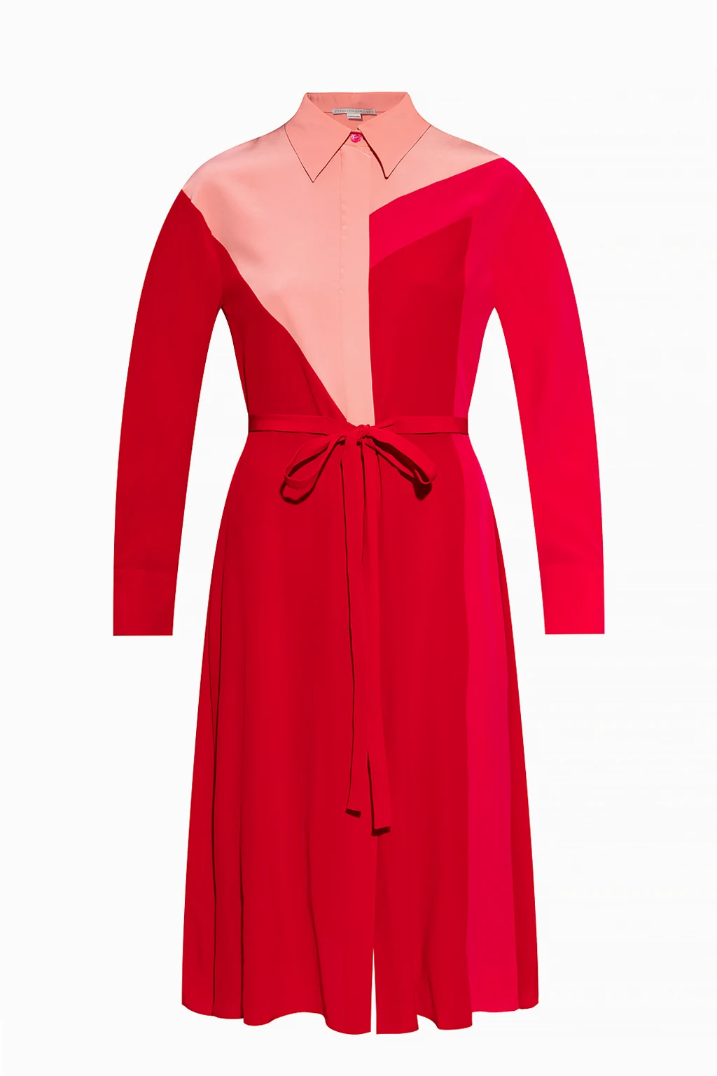 RED Long sleeve dress
