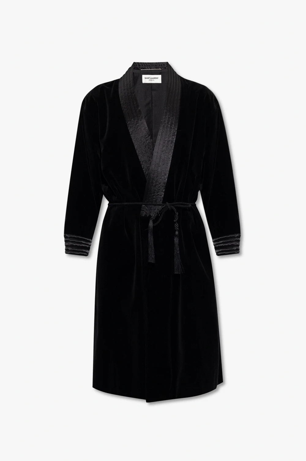 Velvet bathrobe