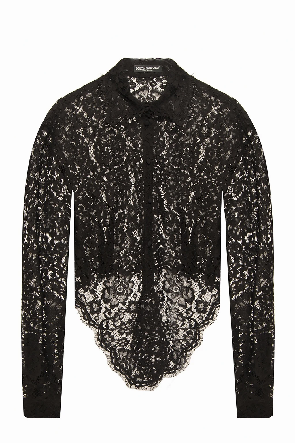 BLACK Asymmetrical shirt