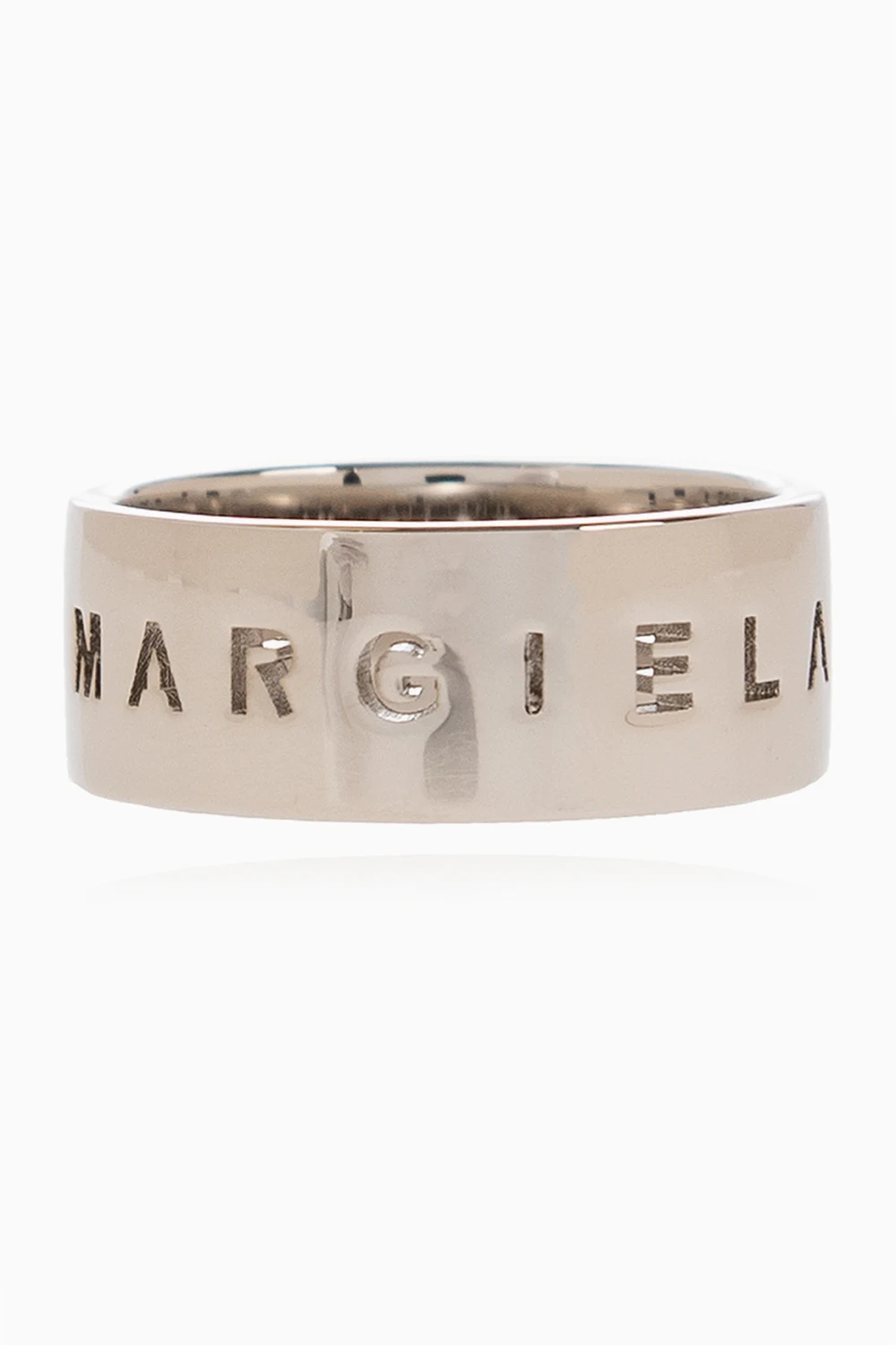 Brass ring with logo