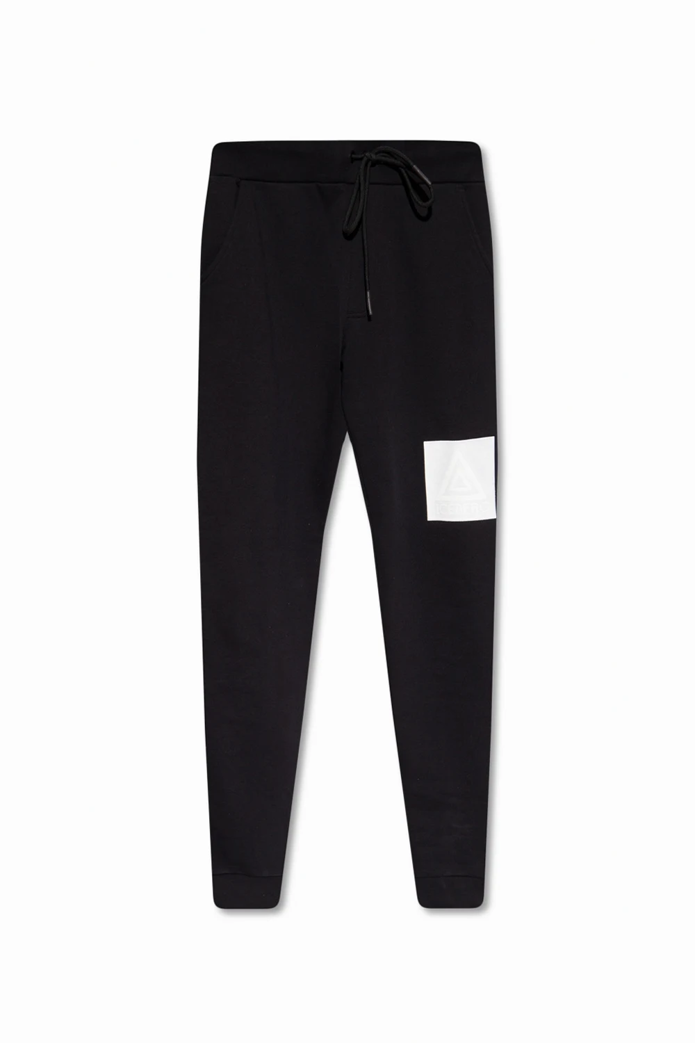 BLACK Sweatpants with logo