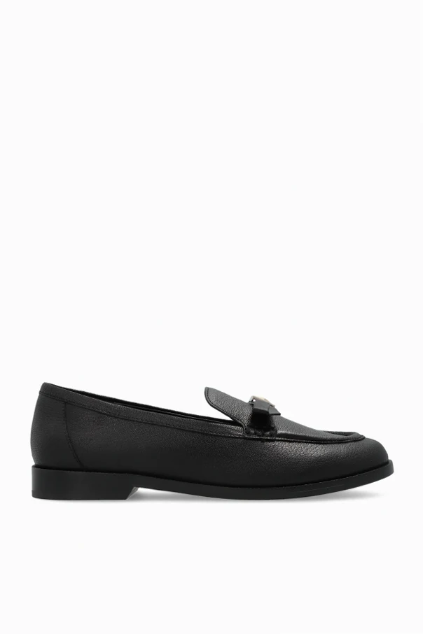 CZARNY Skórzane buty typu `loafers`