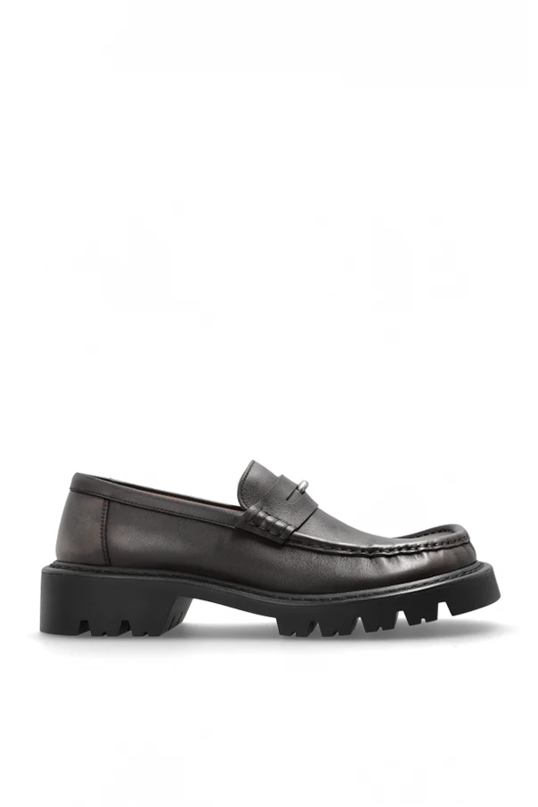 BRĄZOWY Skórzane buty `Sierra`