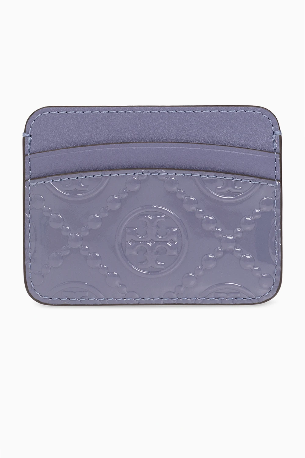 PURPLE ‘T Monogram’ card case