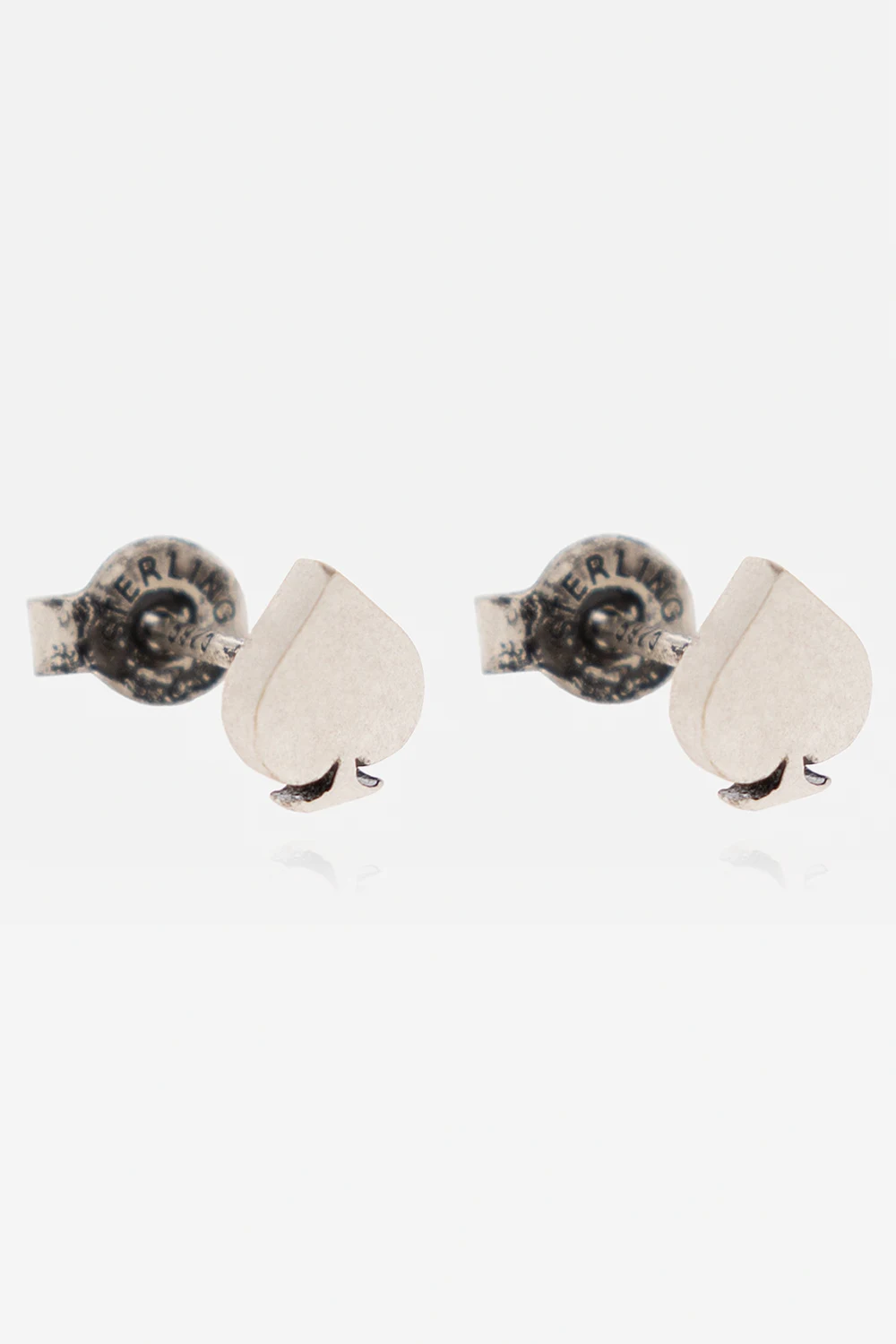 ‘Spade’ silver earrings